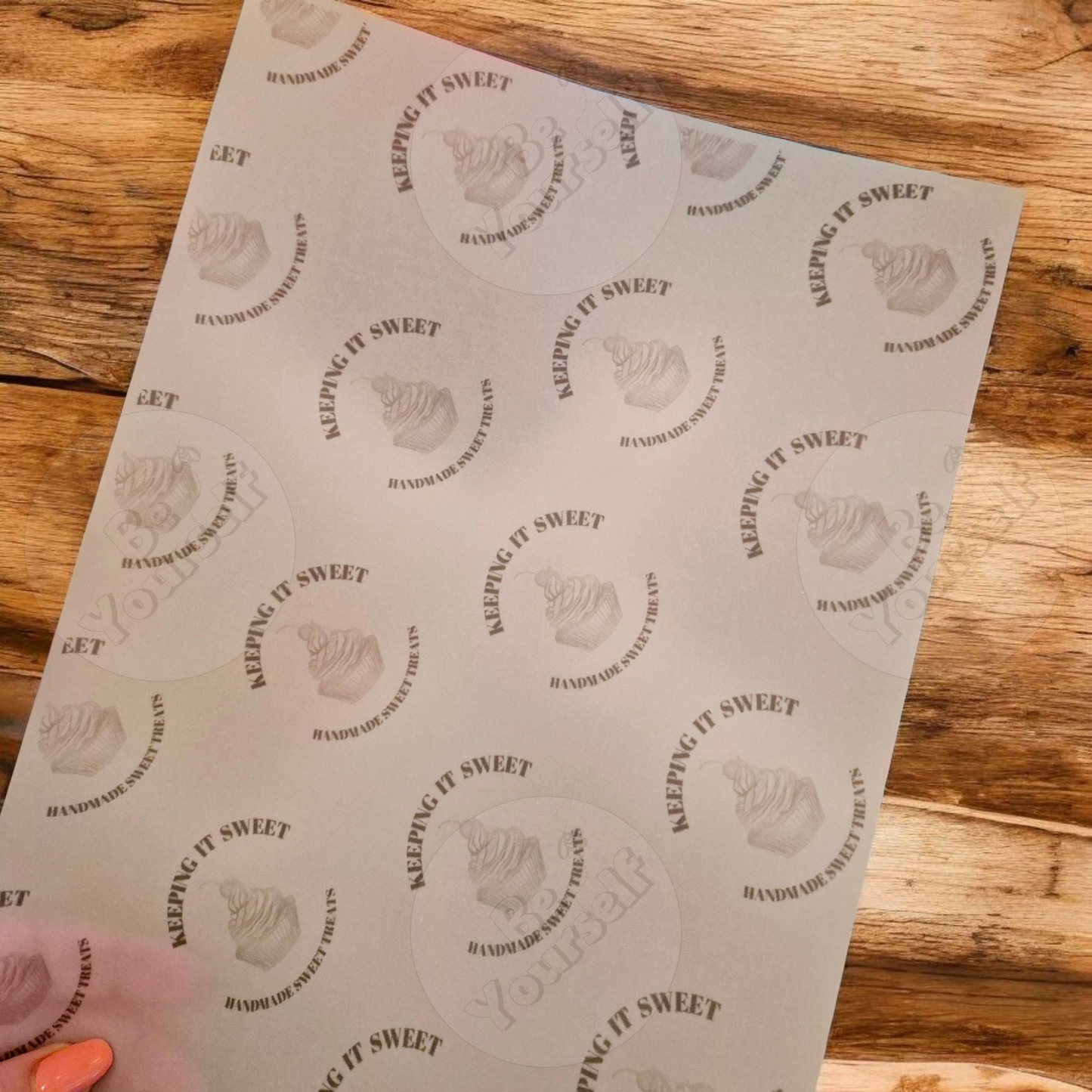 Branded Vellum Sheets