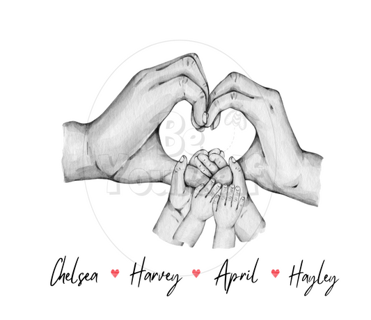 Baby Love Hand DIGITAL Print