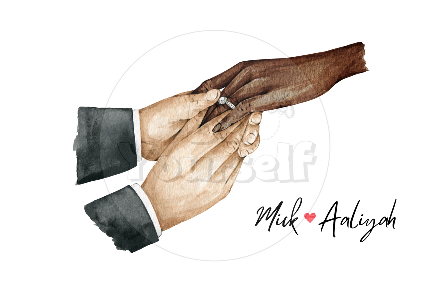 Marriage Hand DIGITAL Print