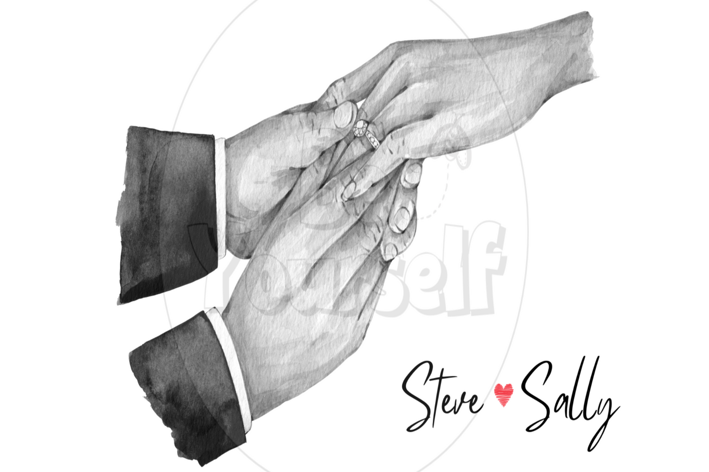 Marriage Hand DIGITAL Print