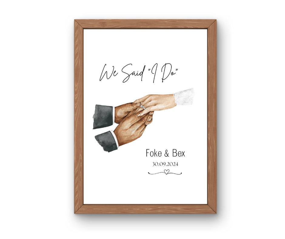 Marriage Hand DIGITAL Print