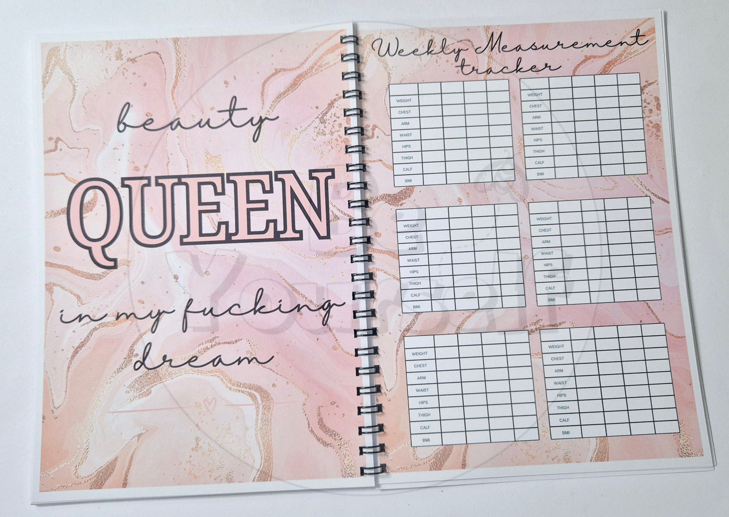 Sweary Weight Loss Planner