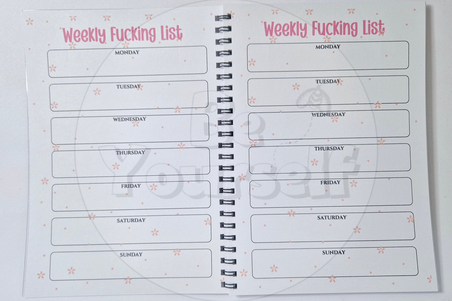 “Make a F*cking List” Planner – Sweary Version