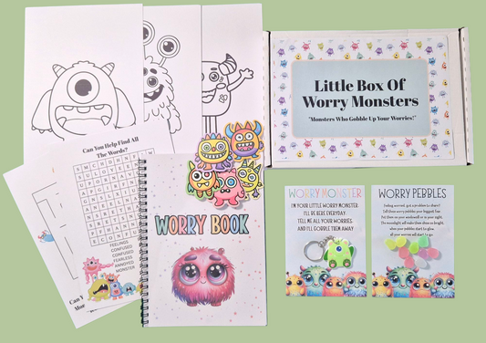 Monster Worry Box – Self-Help Kit for Kids